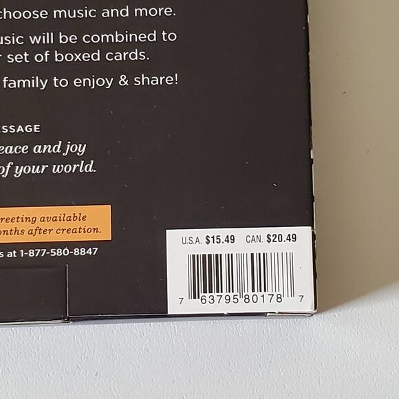 Hallmark Video Greeting Card Christmas Peace on Earth Goodwill All Box 10 New - Picture 5 of 7